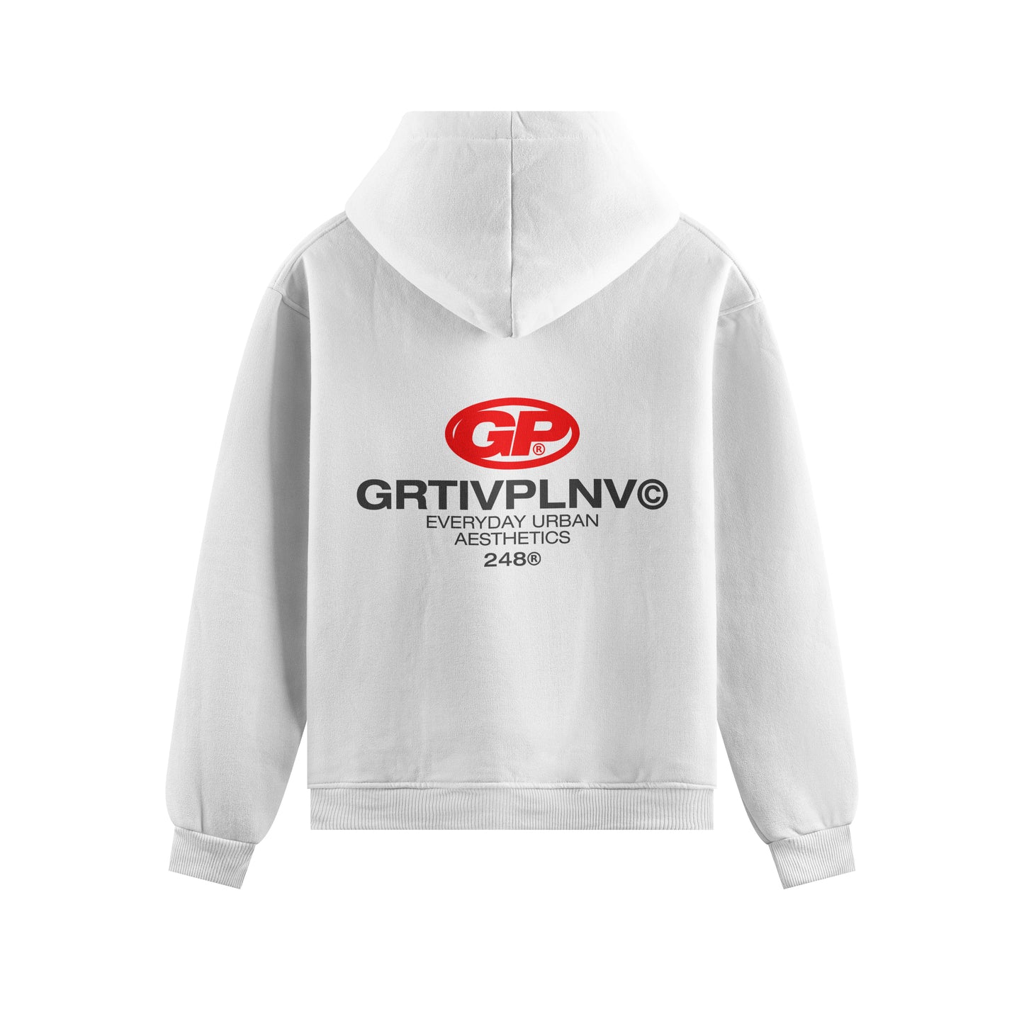 GRATIAPLENA© HOODIE WHITE