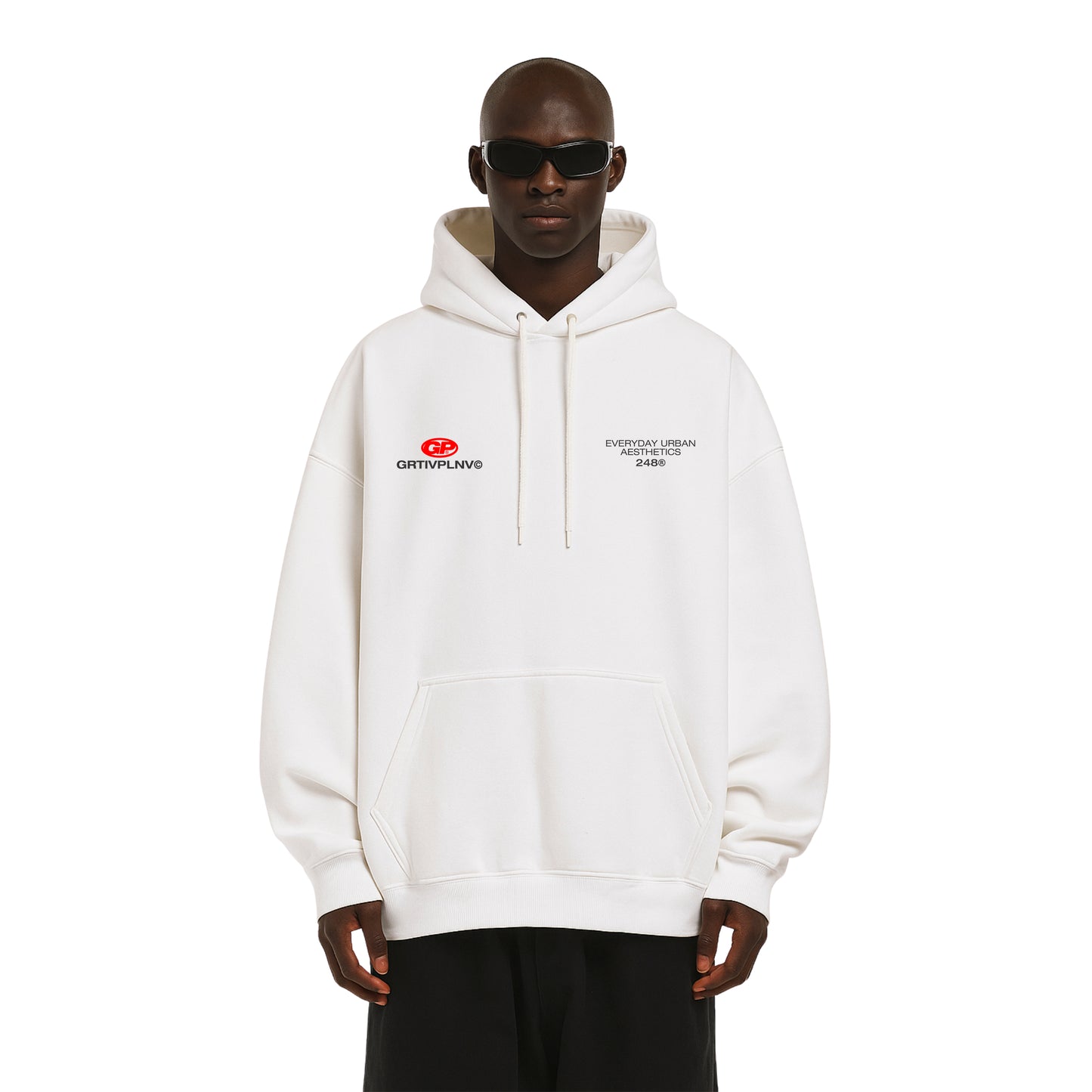 GRATIAPLENA© HOODIE WHITE