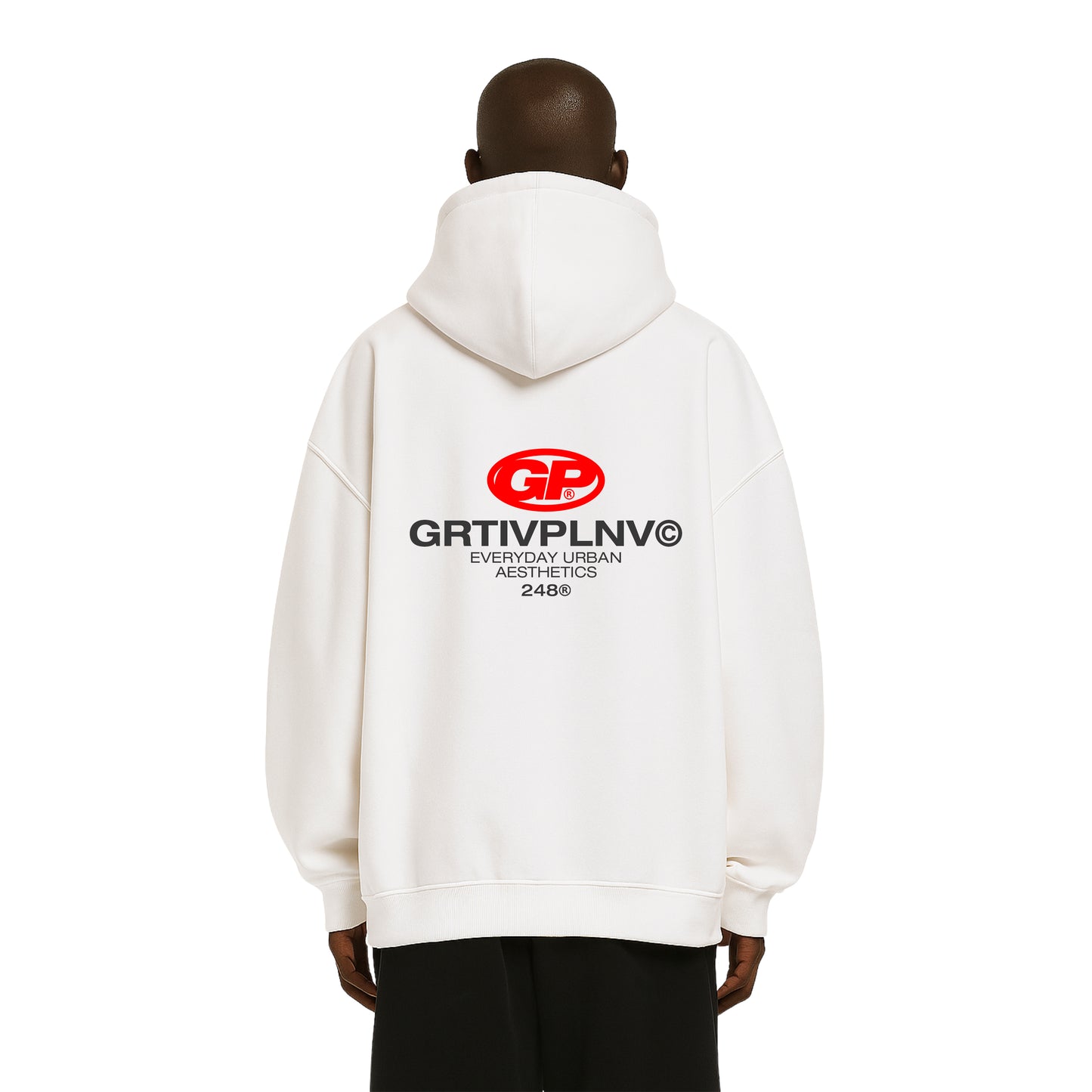 GRATIAPLENA© HOODIE WHITE