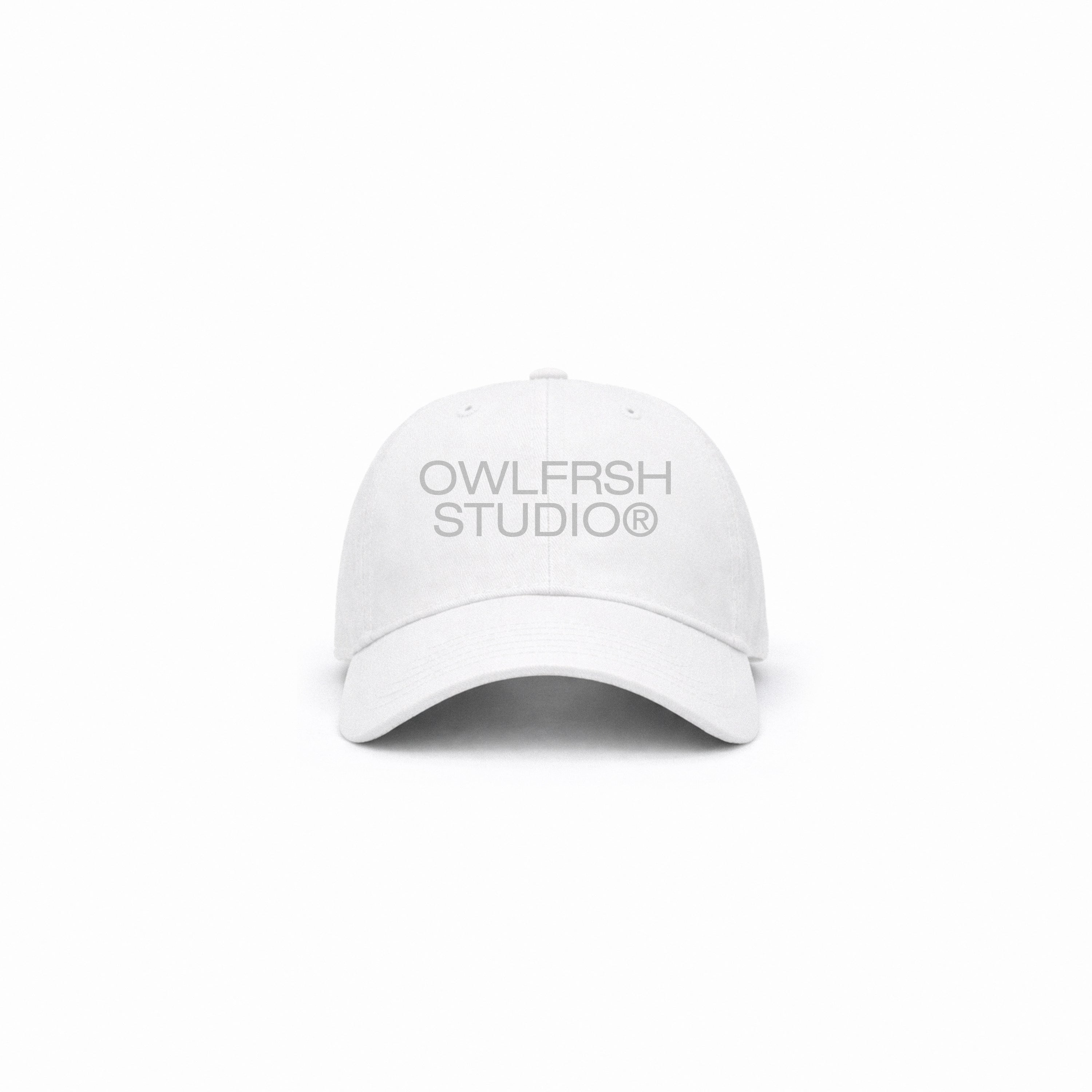 BASIC OWLFRSH STUDIO BASEBALL CAP WHITE