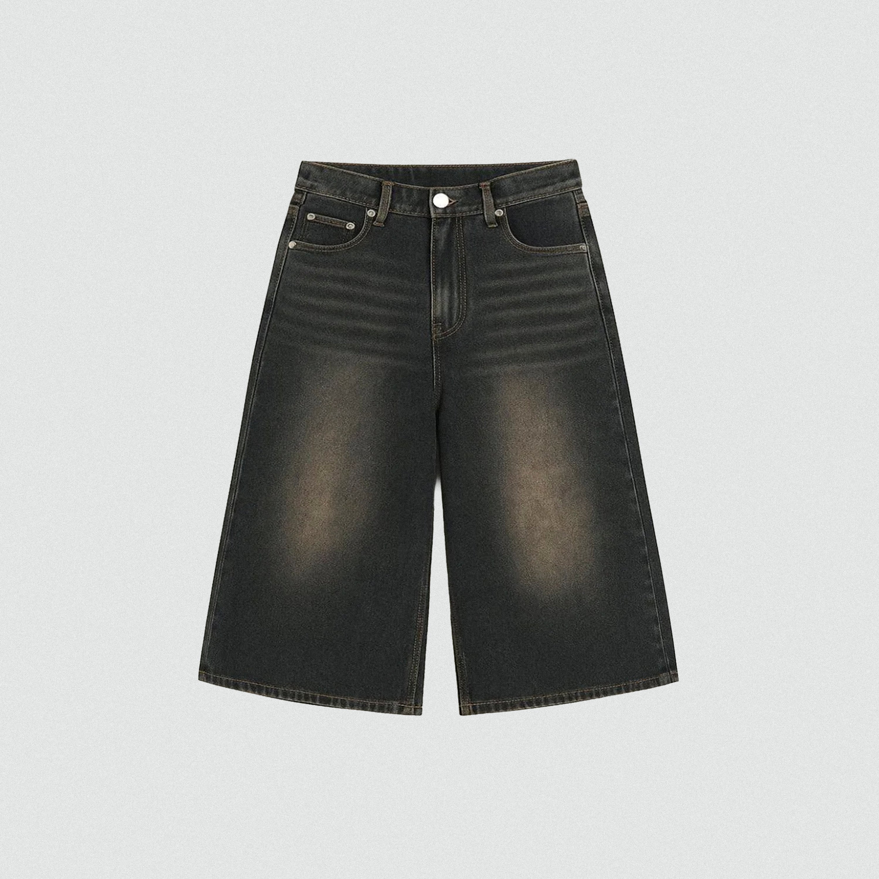 248® DENIM GREY LONG SHORTS