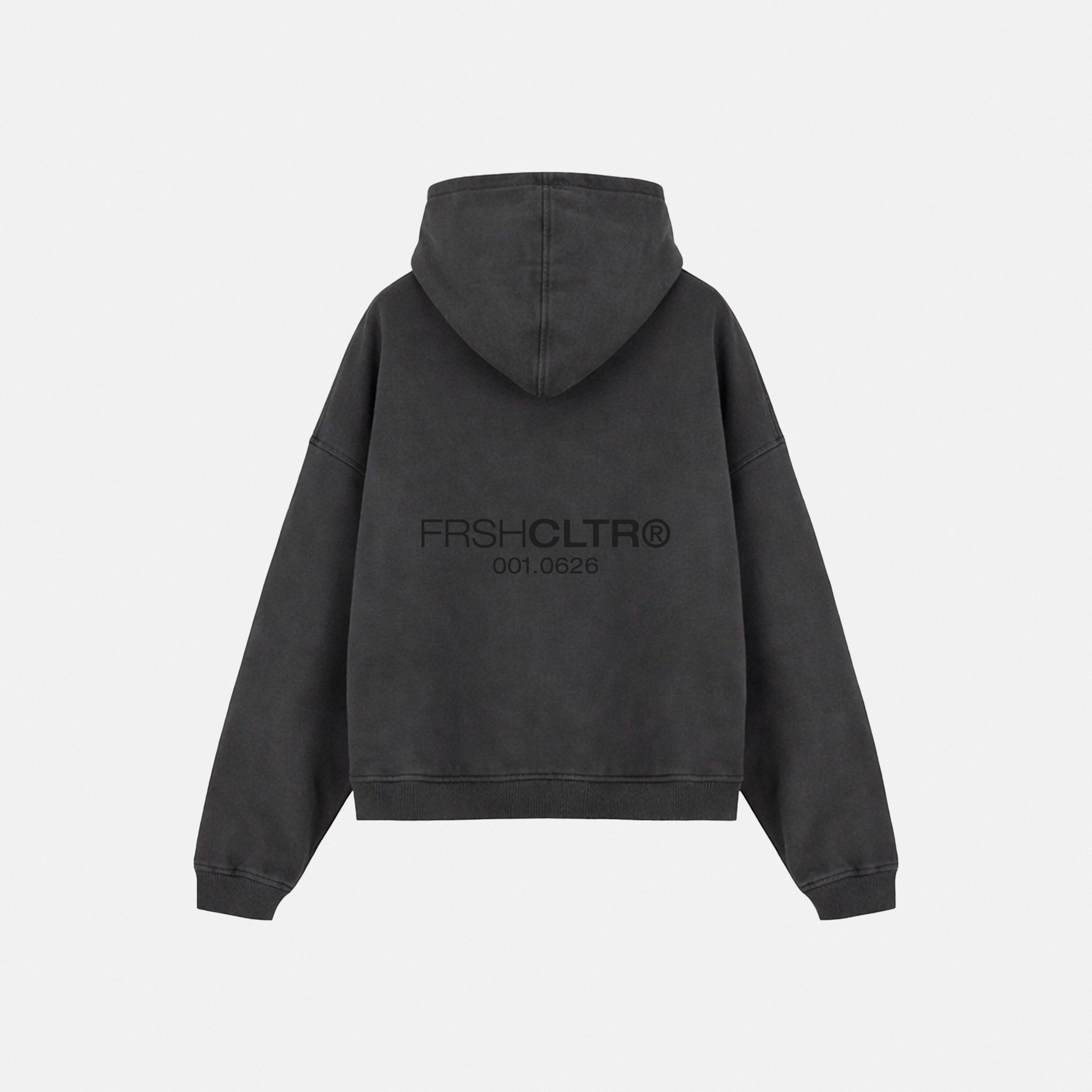 WORLDWIDE© HOODIE VINTAGE GRAY