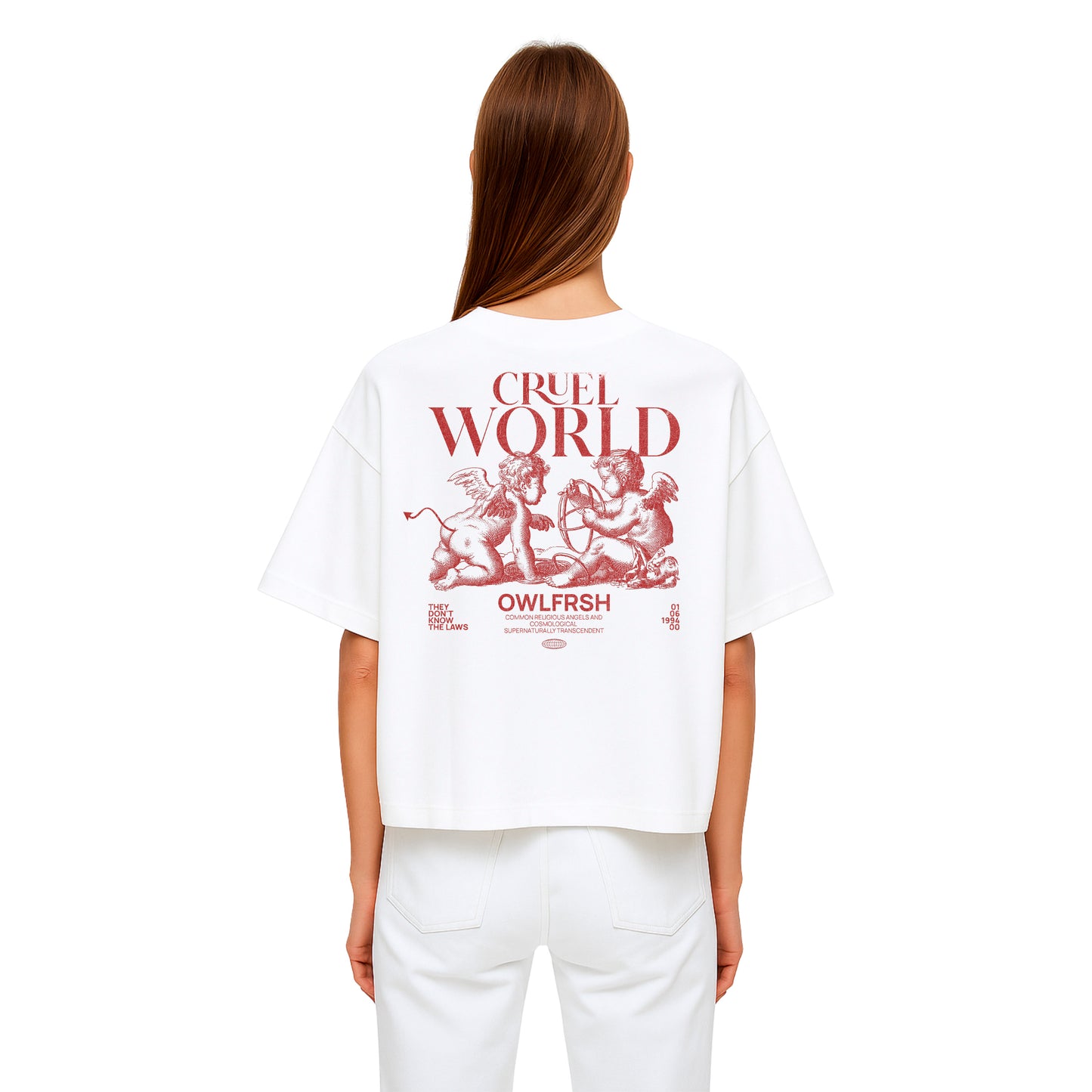 CRUEL WORLD TSHIRT WHITE