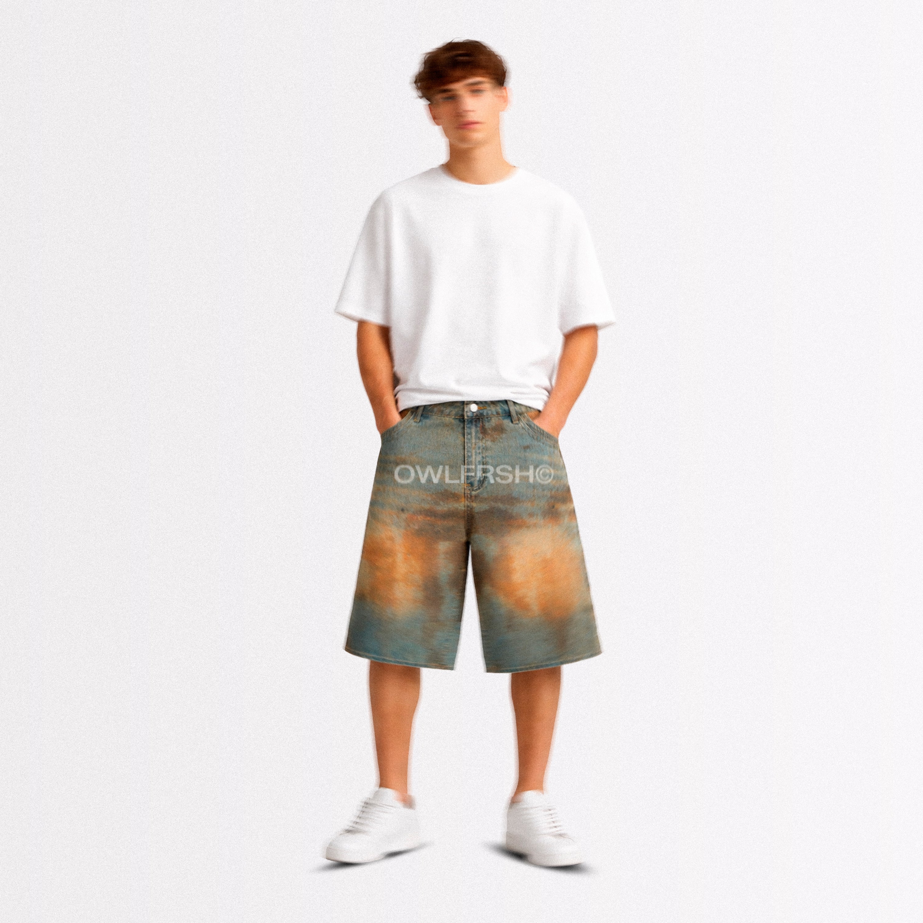 248® DENIM LONG SHORTS