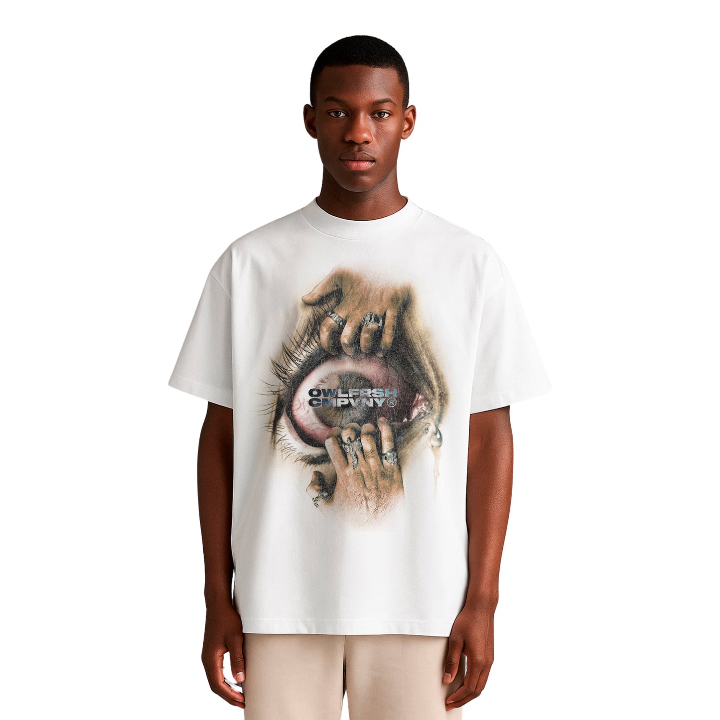 BLESSED EYES TSHIRT WHITE