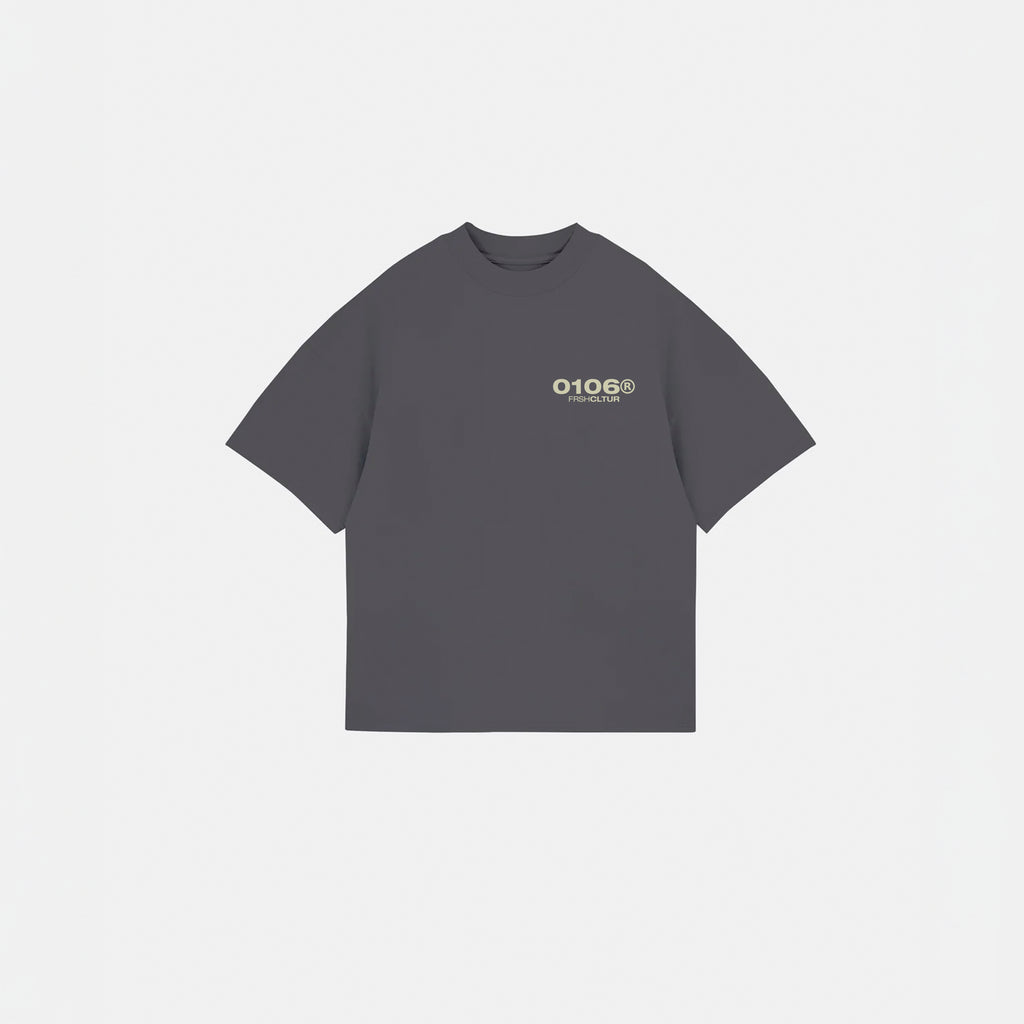 WorldWide 0106 Boxy Fit Tshirt Gray