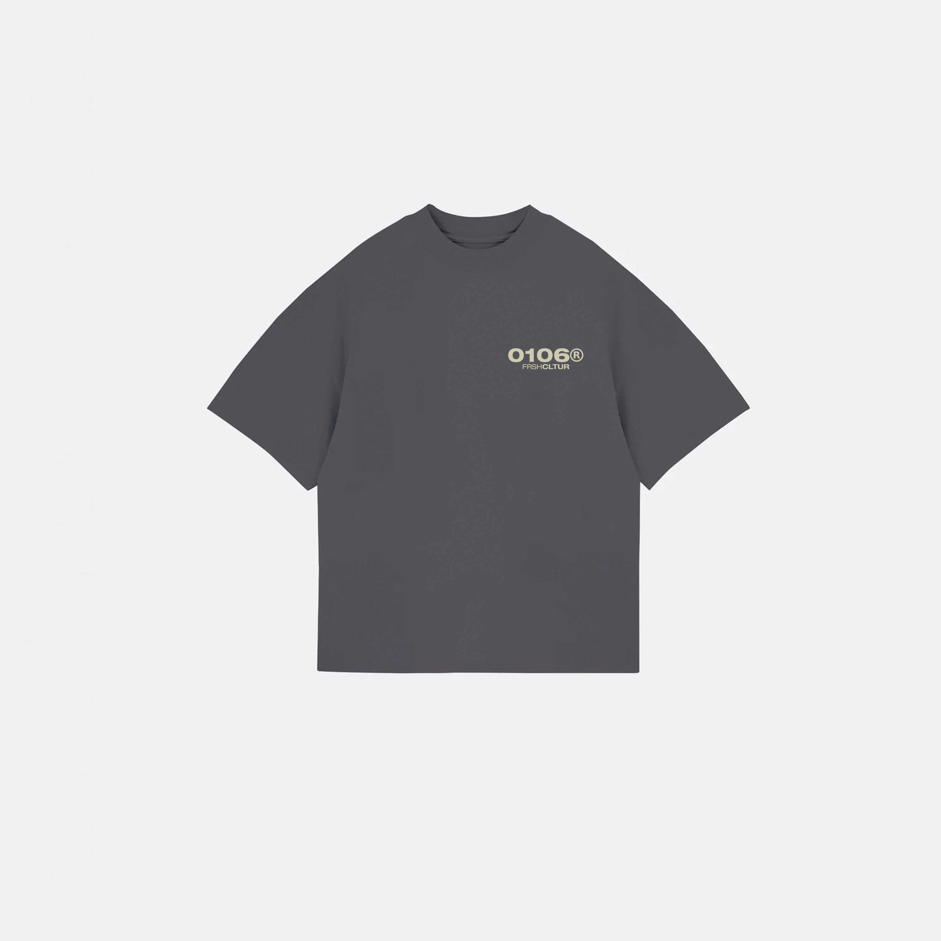 WorldWide 0106 Boxy Fit Tshirt Gray