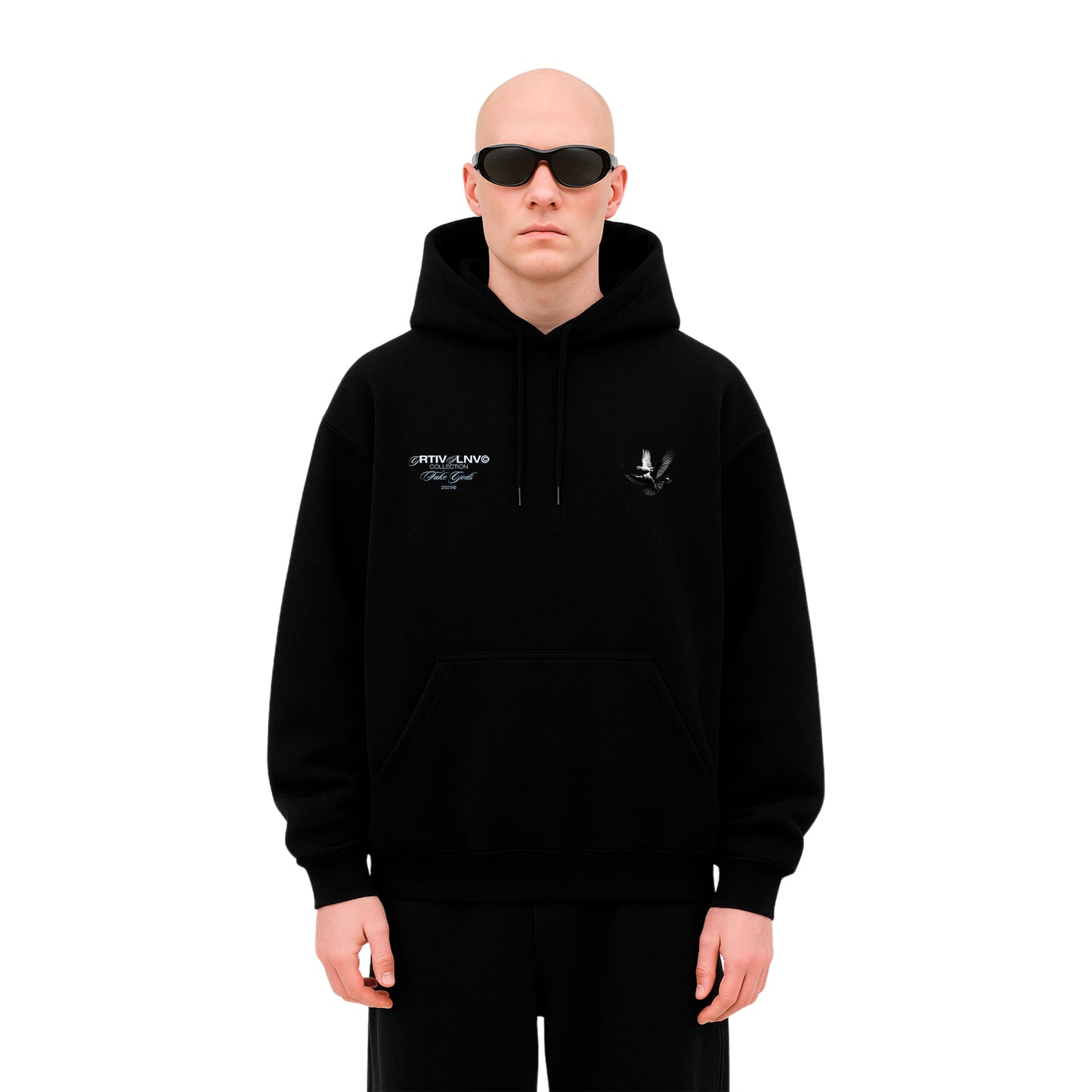 GRATIAPLENA© HOODIE BLACK