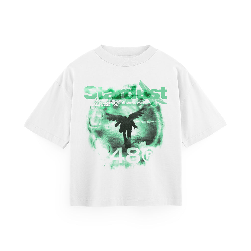 STARDUST CODE BOXY FIT TSHIRT WHITE