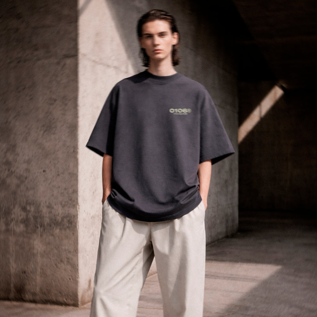 WorldWide 0106 Boxy Fit Tshirt Gray