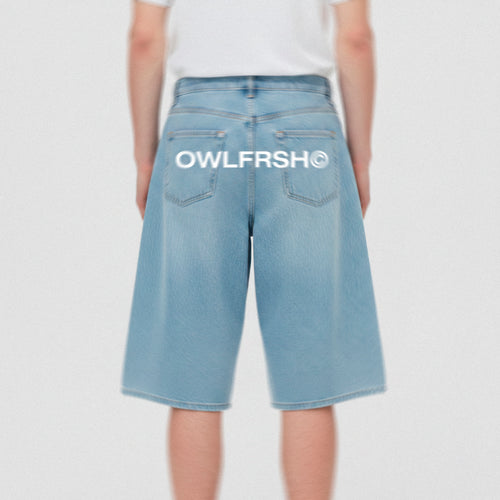 248® DENIM BLUE LONG SHORTS