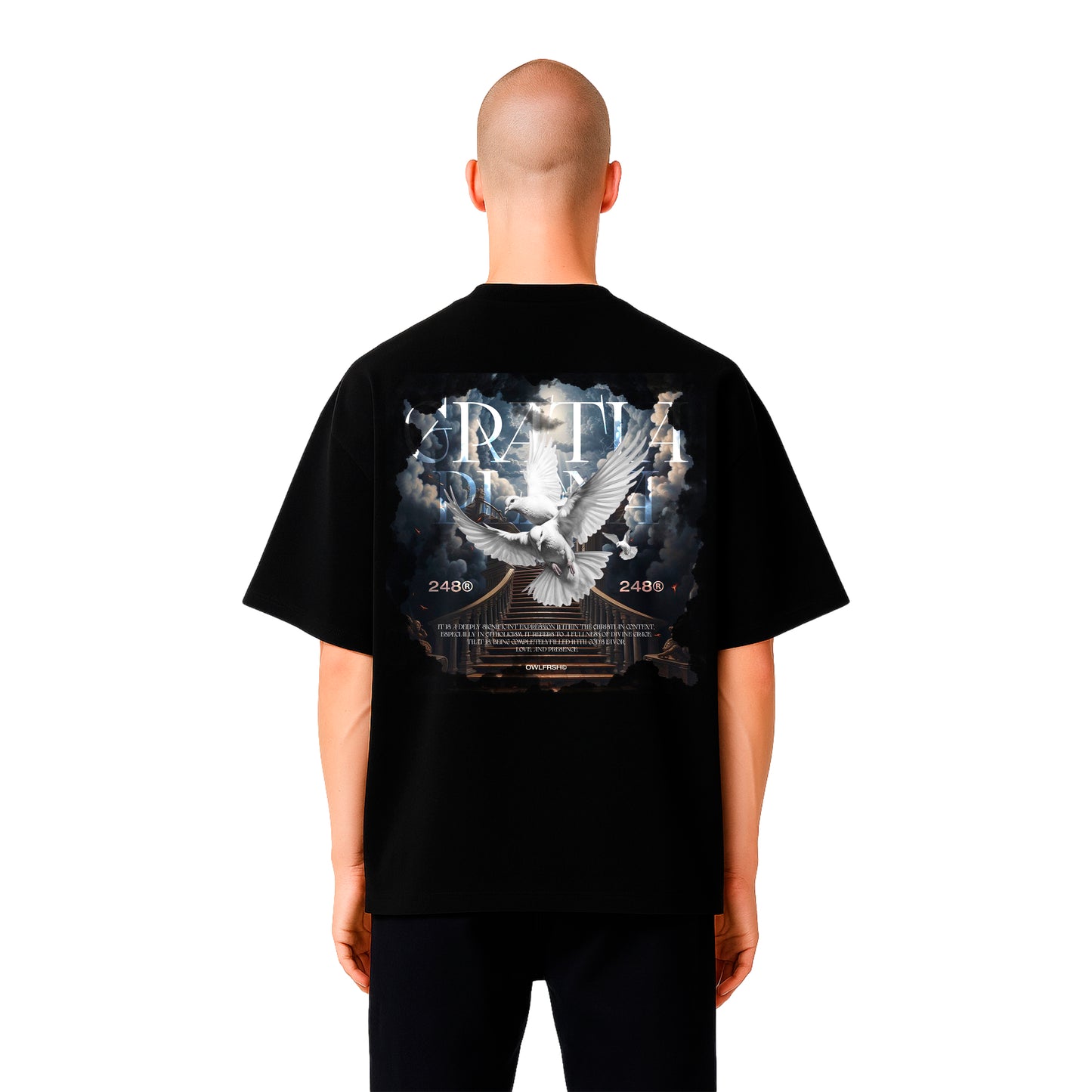 GRATIAPLENA© TSHIRT BLACK