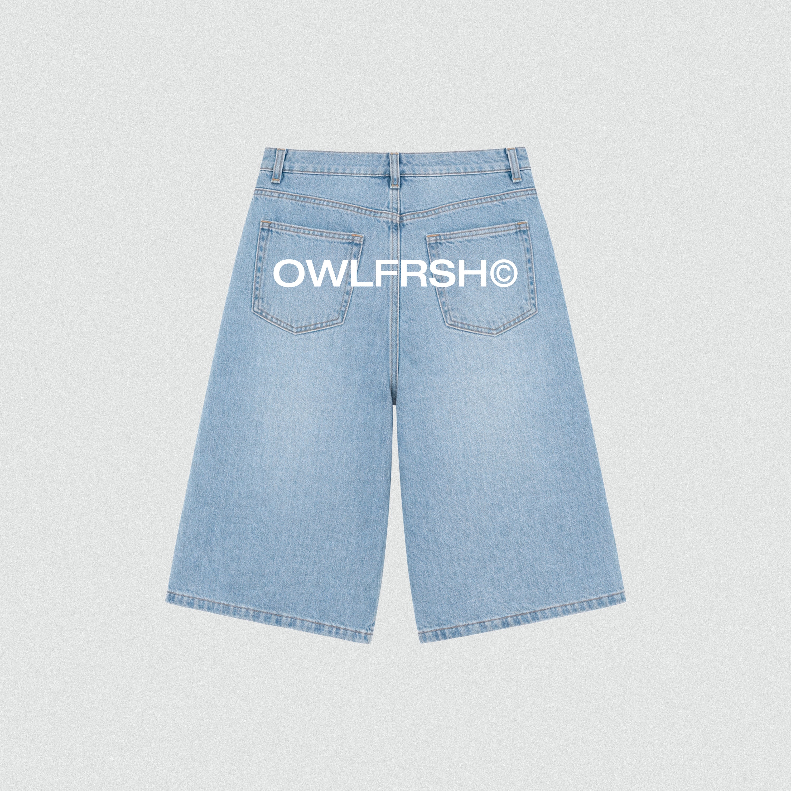 248® DENIM BLUE LONG SHORTS