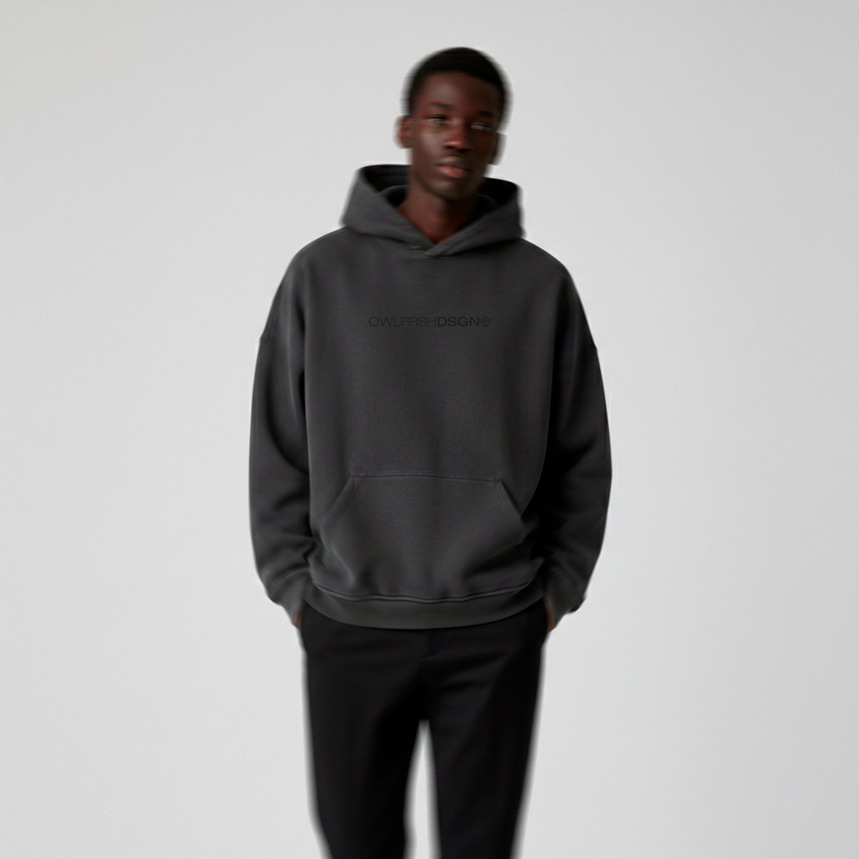 WORLDWIDE© HOODIE VINTAGE GRAY